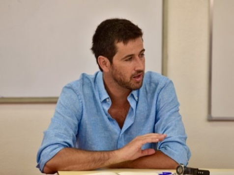 Ricardo Robles, candidato do Bloco à Câmara Municipal de Lisboa. Foto de Paulete Matos.